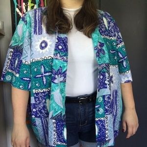 Vintage Patterned Button Up